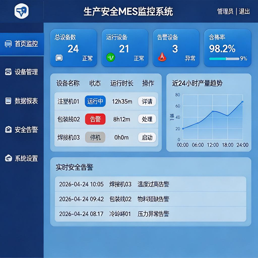 生产安全MES系统